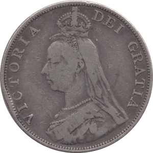 1889 DOUBLE FLORIN ( FINE ) 6 - DOUBLE FLORIN - Cambridgeshire Coins