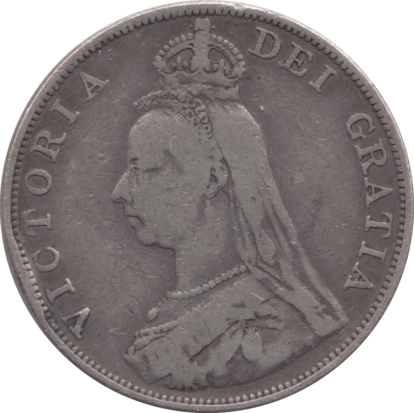 1889 DOUBLE FLORIN ( FINE ) 6 - DOUBLE FLORIN - Cambridgeshire Coins