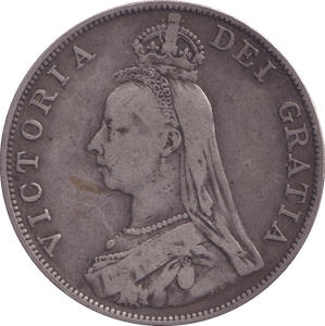 1889 DOUBLE FLORIN ( FINE ) - Double Florin - Cambridgeshire Coins