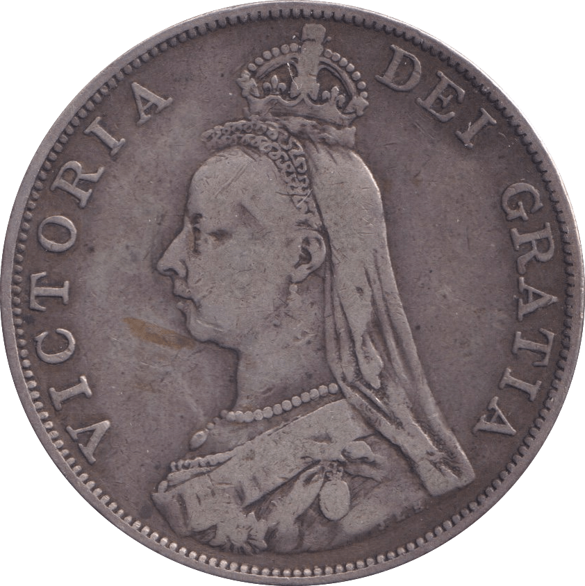 1889 DOUBLE FLORIN ( FINE ) - Double Florin - Cambridgeshire Coins