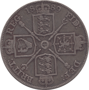 1889 DOUBLE FLORIN ( GF ) 6 - Double Florin - Cambridgeshire Coins