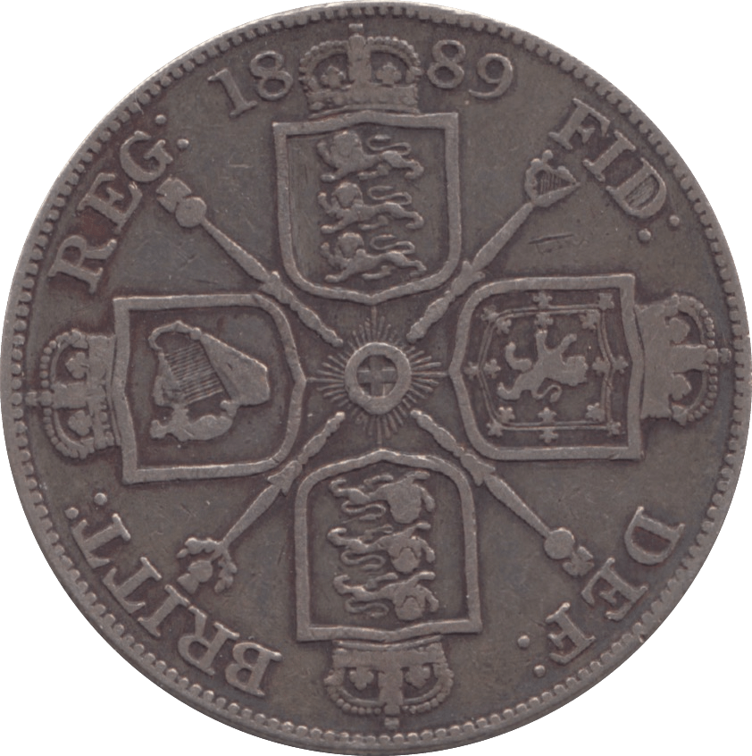 1889 DOUBLE FLORIN ( GF ) 6 - Double Florin - Cambridgeshire Coins