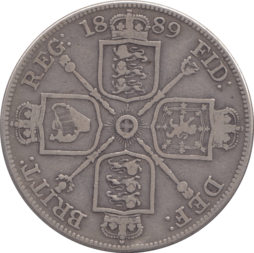 1889 DOUBLE FLORIN ( GF ) 7 - Double Florin - Cambridgeshire Coins