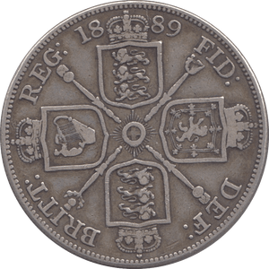1889 DOUBLE FLORIN ( GF ) 8 - Double Florin - Cambridgeshire Coins