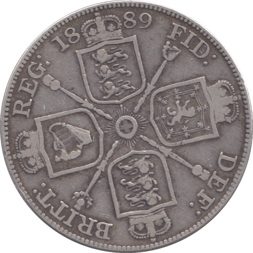 1889 DOUBLE FLORIN ( GF ) - Double Florin - Cambridgeshire Coins