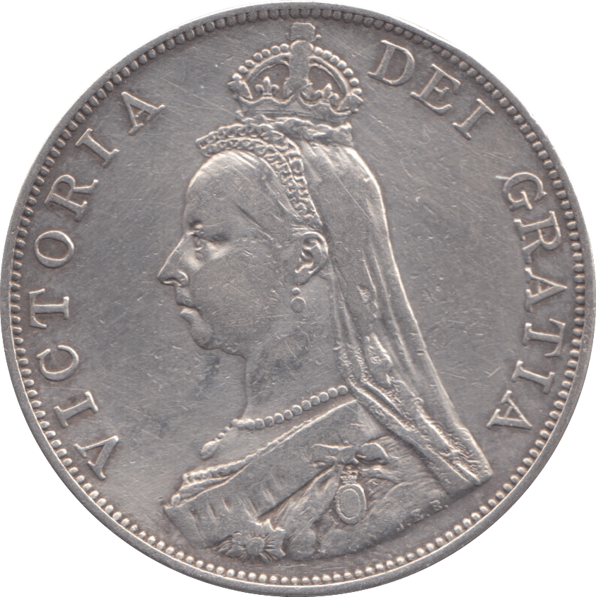 1889 DOUBLE FLORIN ( GVF ) 2 - Double Florin - Cambridgeshire Coins