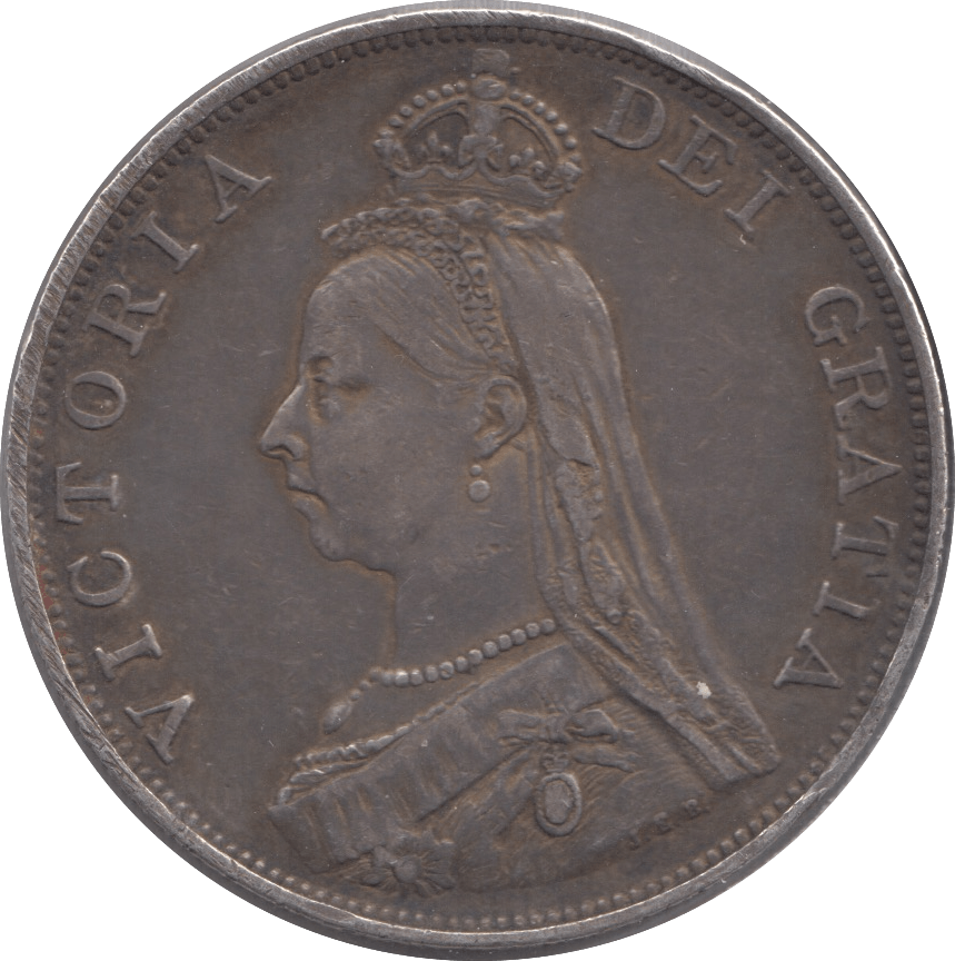 1889 DOUBLE FLORIN ( GVF ) 2 - Double Florin - Cambridgeshire Coins