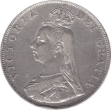 1889 DOUBLE FLORIN ( GVF ) 8 - Double Florin - Cambridgeshire Coins