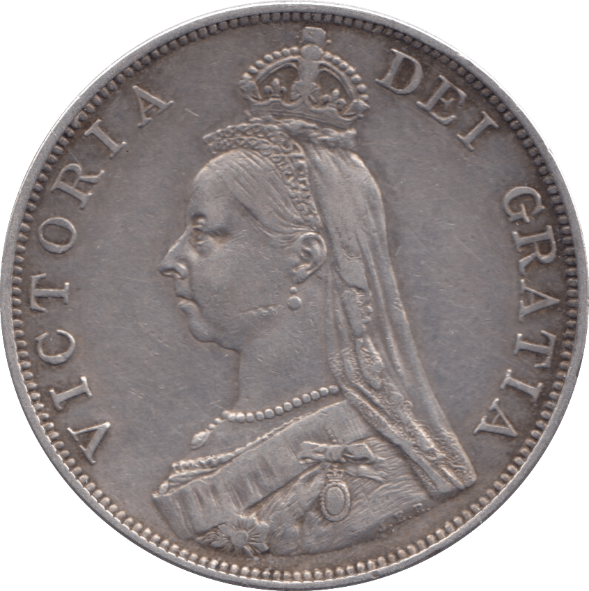 1889 DOUBLE FLORIN ( GVF ) - DOUBLE FLORIN - Cambridgeshire Coins