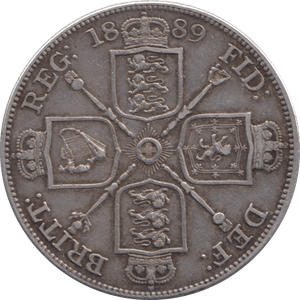 1889 DOUBLE FLORIN ( GVF ) - DOUBLE FLORIN - Cambridgeshire Coins