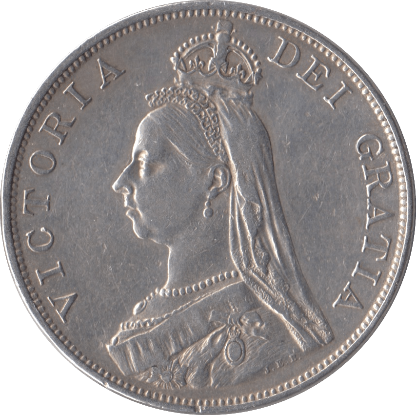 1889 DOUBLE FLORIN ( GVF ) - DOUBLE FLORIN - Cambridgeshire Coins