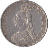 1889 DOUBLE FLORIN ( GVF ) - DOUBLE FLORIN - Cambridgeshire Coins