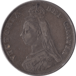 1889 DOUBLE FLORIN ( GVF ) - DOUBLE FLORIN - Cambridgeshire Coins