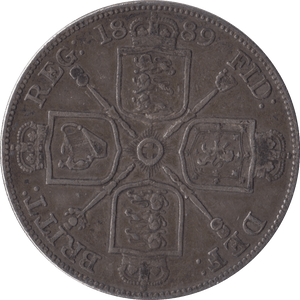 1889 DOUBLE FLORIN ( GVF ) - DOUBLE FLORIN - Cambridgeshire Coins