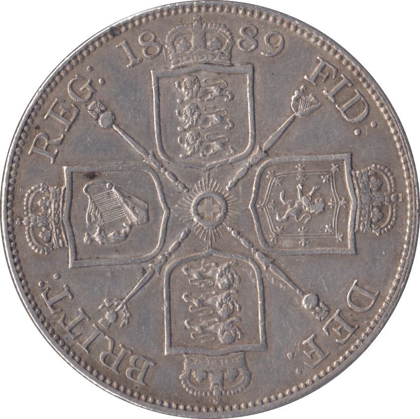 1889 DOUBLE FLORIN ( GVF ) - DOUBLE FLORIN - Cambridgeshire Coins