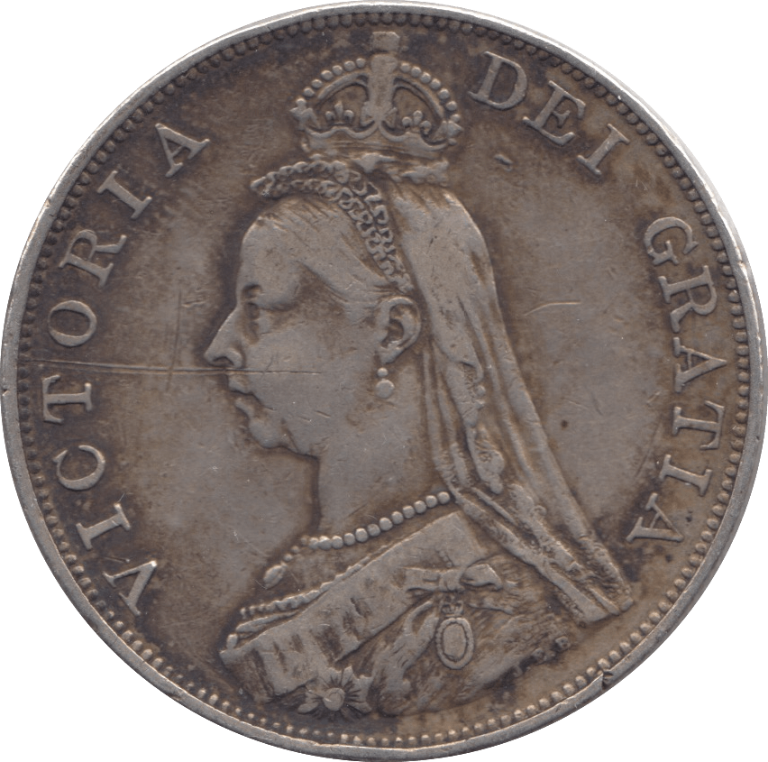 1889 DOUBLE FLORIN ( VF ) - DOUBLE FLORIN - Cambridgeshire Coins