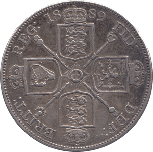 1889 DOUBLE FLORIN ( VF ) - DOUBLE FLORIN - Cambridgeshire Coins