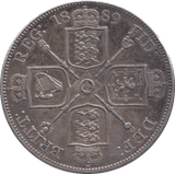 1889 DOUBLE FLORIN ( VF ) - DOUBLE FLORIN - Cambridgeshire Coins