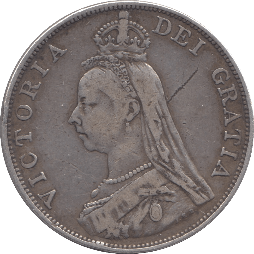 1889 DOUBLE FLORIN ( VF ) REF 1 - DOUBLE FLORIN - Cambridgeshire Coins