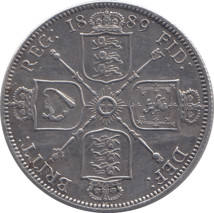 1889 FLORIN ( EF ) - FLORIN - Cambridgeshire Coins