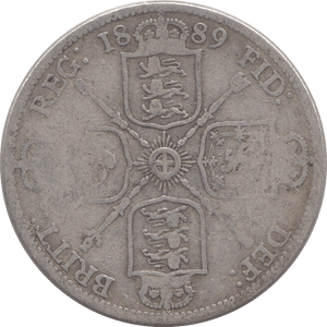 1889 FLORIN ( FINE ) 7 - Florin - Cambridgeshire Coins