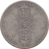 1889 FLORIN ( FINE ) 7 - Florin - Cambridgeshire Coins