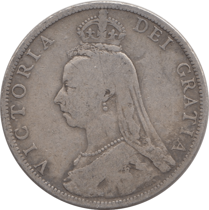 1889 FLORIN ( FINE ) 7 - Florin - Cambridgeshire Coins