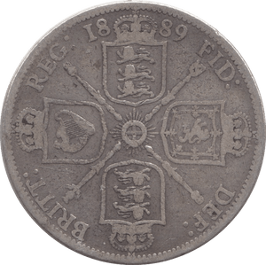 1889 FLORIN ( FINE ) - Florin - Cambridgeshire Coins