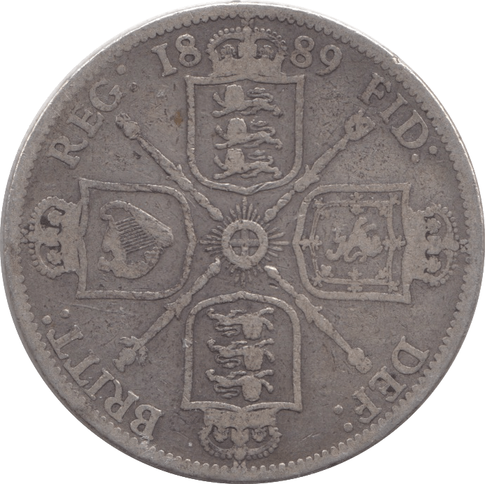 1889 FLORIN ( FINE ) - Florin - Cambridgeshire Coins
