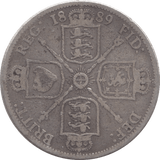 1889 FLORIN ( FINE ) - Florin - Cambridgeshire Coins