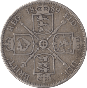 1889 FLORIN (FINE ) - FLORIN - Cambridgeshire Coins