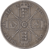 1889 FLORIN (FINE ) - FLORIN - Cambridgeshire Coins