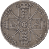 1889 FLORIN (FINE ) - FLORIN - Cambridgeshire Coins
