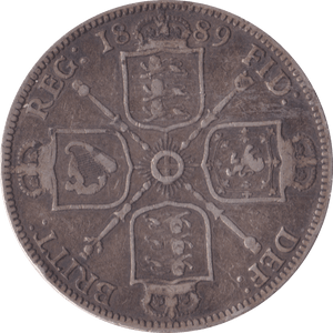 1889 FLORIN ( GF ) 1 - Florin - Cambridgeshire Coins