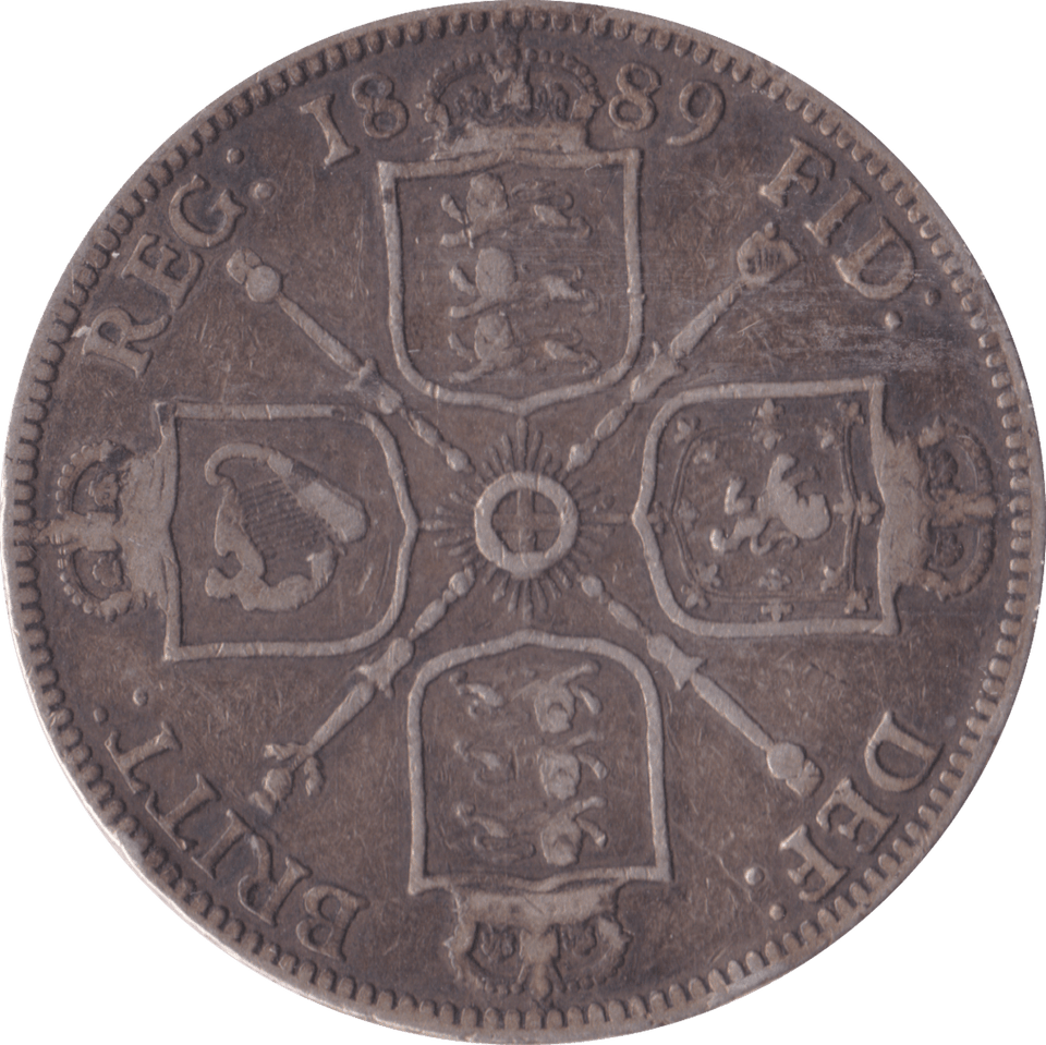1889 FLORIN ( GF ) 1 - Florin - Cambridgeshire Coins