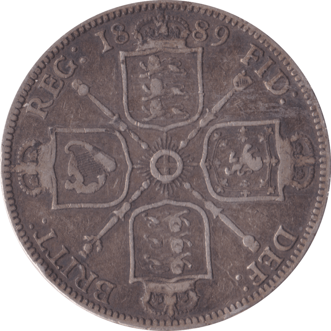 1889 FLORIN ( GF ) 1 - Florin - Cambridgeshire Coins
