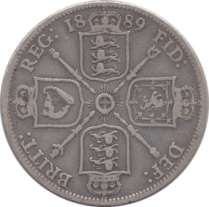 1889 FLORIN ( GF ) - Florin - Cambridgeshire Coins