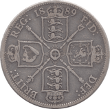 1889 FLORIN ( GF ) - Florin - Cambridgeshire Coins