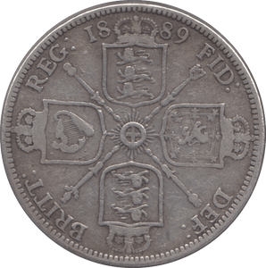 1889 FLORIN ( GF ) - Florin - Cambridgeshire Coins