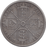 1889 FLORIN ( GF ) - Florin - Cambridgeshire Coins