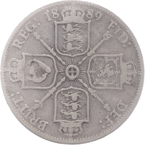 1889 FLORIN ( NF ) 6 - Florin - Cambridgeshire Coins