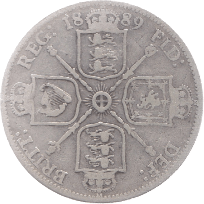 1889 FLORIN ( NF ) 6 - Florin - Cambridgeshire Coins