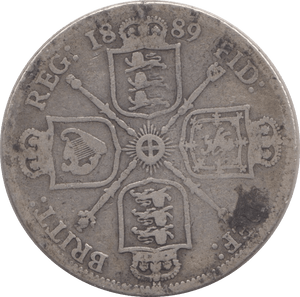 1889 FLORIN ( NF ) - Florin - Cambridgeshire Coins