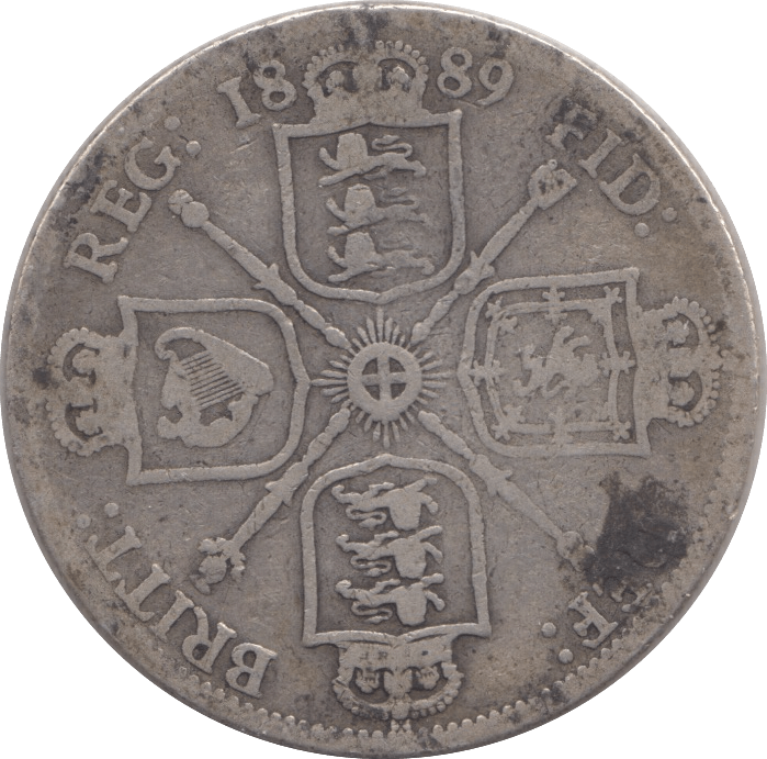 1889 FLORIN ( NF ) - Florin - Cambridgeshire Coins