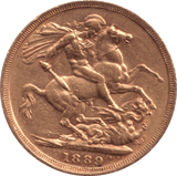1889 GOLD SOVEREIGN ( EF ) MELBOURNE - Sovereign - Cambridgeshire Coins