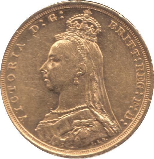 1889 GOLD SOVEREIGN ( GVF ) 5 - Sovereign - Cambridgeshire Coins