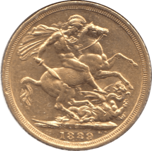 1889 GOLD SOVEREIGN ( GVF ) 5 - Sovereign - Cambridgeshire Coins