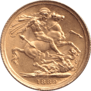 1889 GOLD SOVEREIGN ( UNC ) S - Sovereign - Cambridgeshire Coins