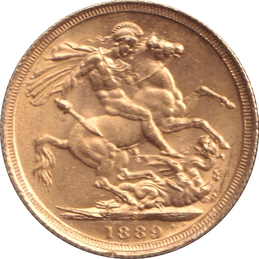 1889 GOLD SOVEREIGN ( UNC ) S - Sovereign - Cambridgeshire Coins