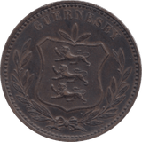 1889 GUERNSEY 8 DOUBLES - WORLD COINS - Cambridgeshire Coins